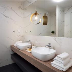 Luxury Beachfront Villa with Heated Infinity Pool near Trogir, Sleeps 8